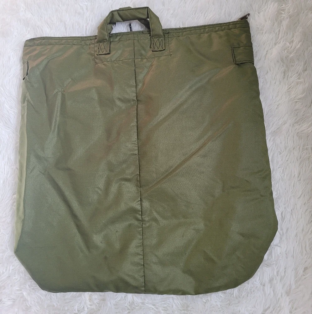 US Military Flyers Helmet Bag 8415-00-782-2989 Unicor Green Nylon Army Air Force - Picture 2 of 7